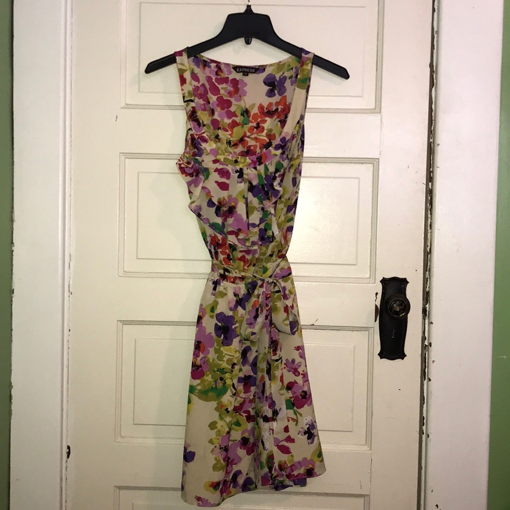 Express summer floral dress L